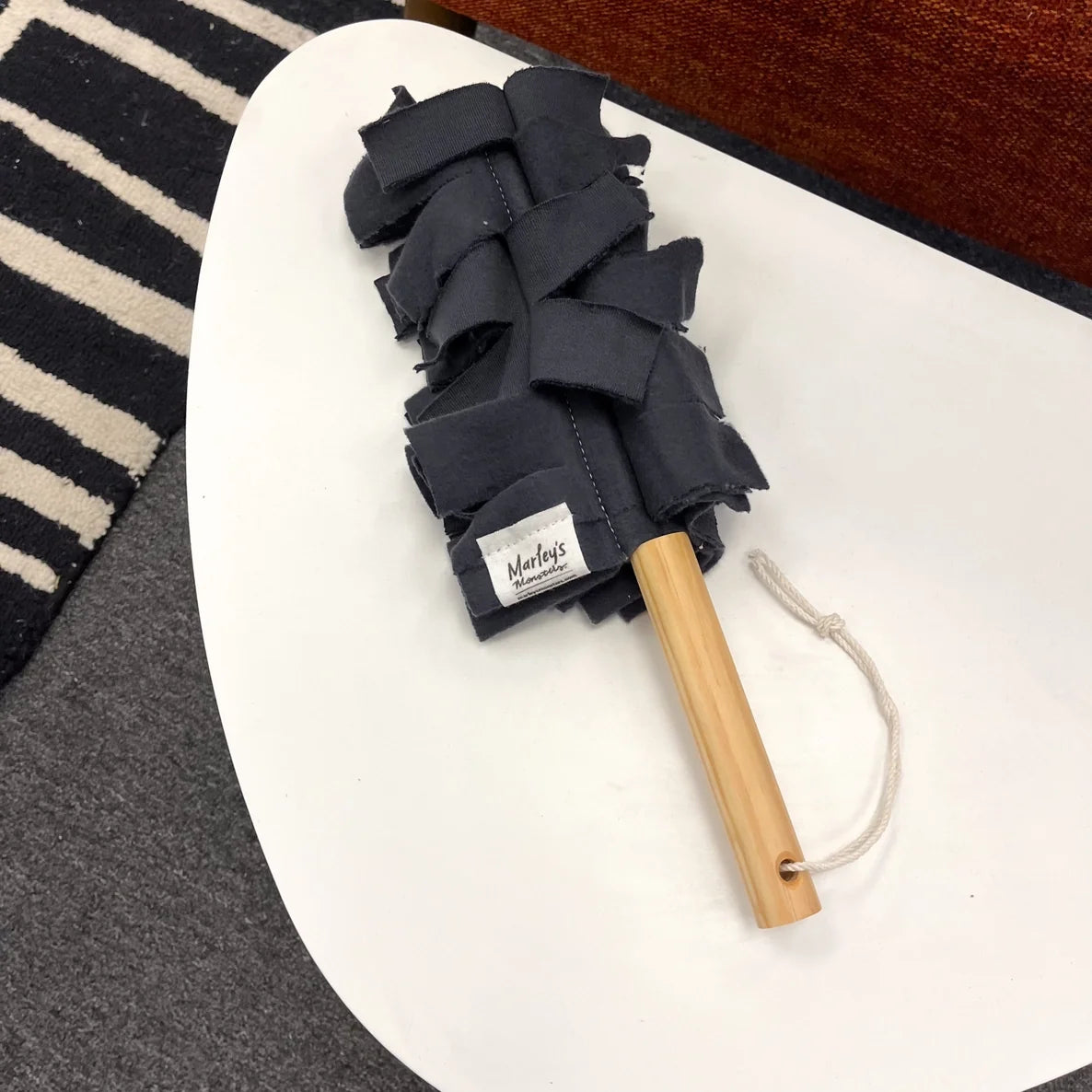 Duster with Handle Starter Kit | Cotton Fleece with Bamboo Handle | Reusable & Refillable