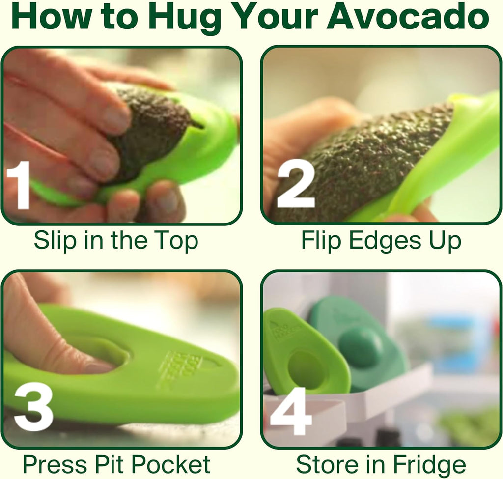 Silicone Avocado Covers | Washable & Reusable