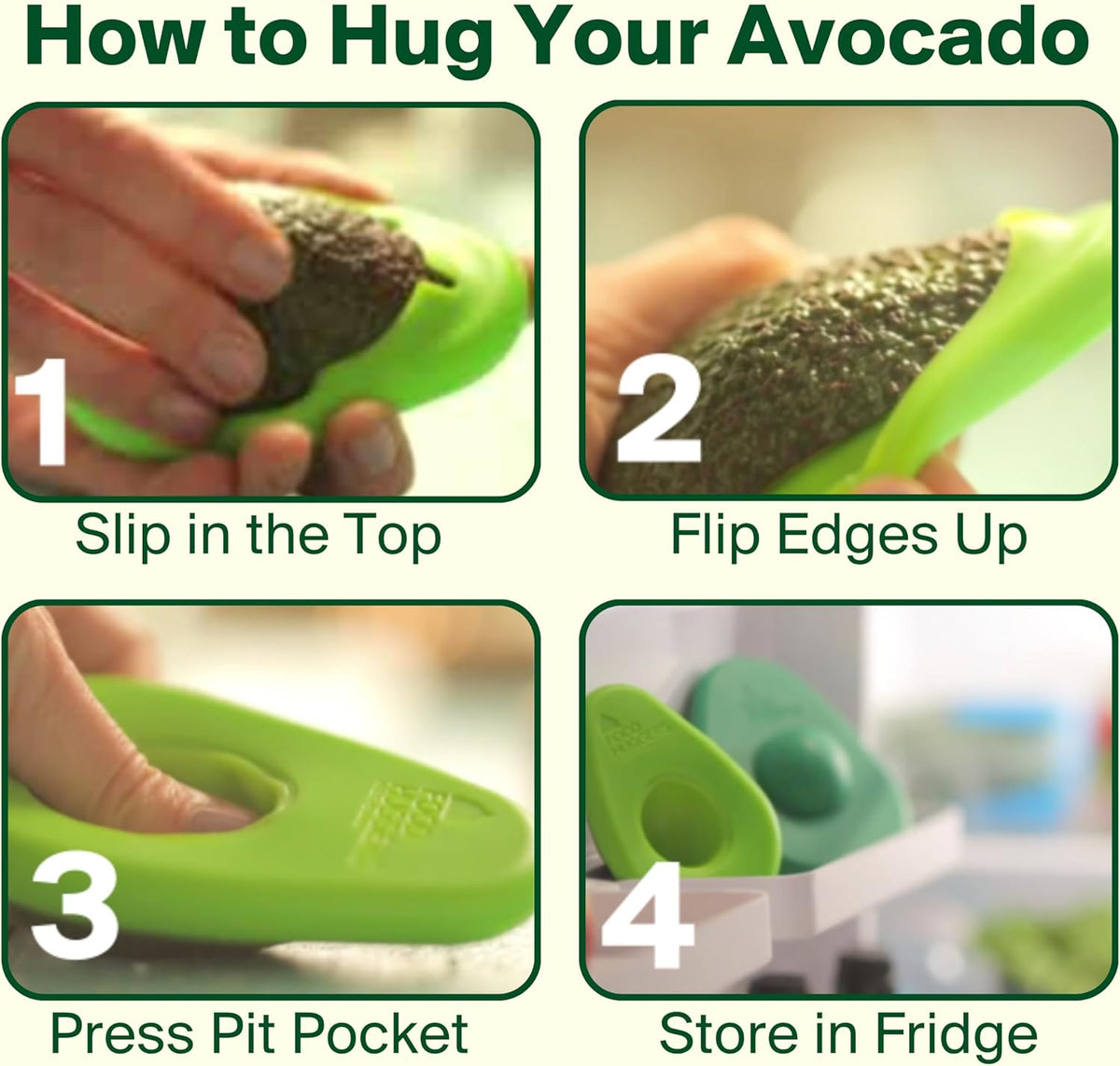 Silicone Avocado Covers | Washable & Reusable