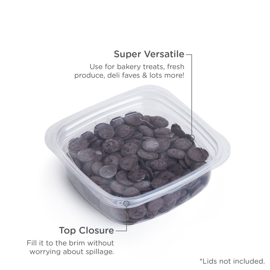 8 oz Compostable Deli Container | Clear | Good Natured Products®