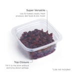 12 oz Compostable Deli Container | Clear | Good Natured Products®
