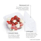 12 oz Compostable Deli Container | Clear | Good Natured Products®