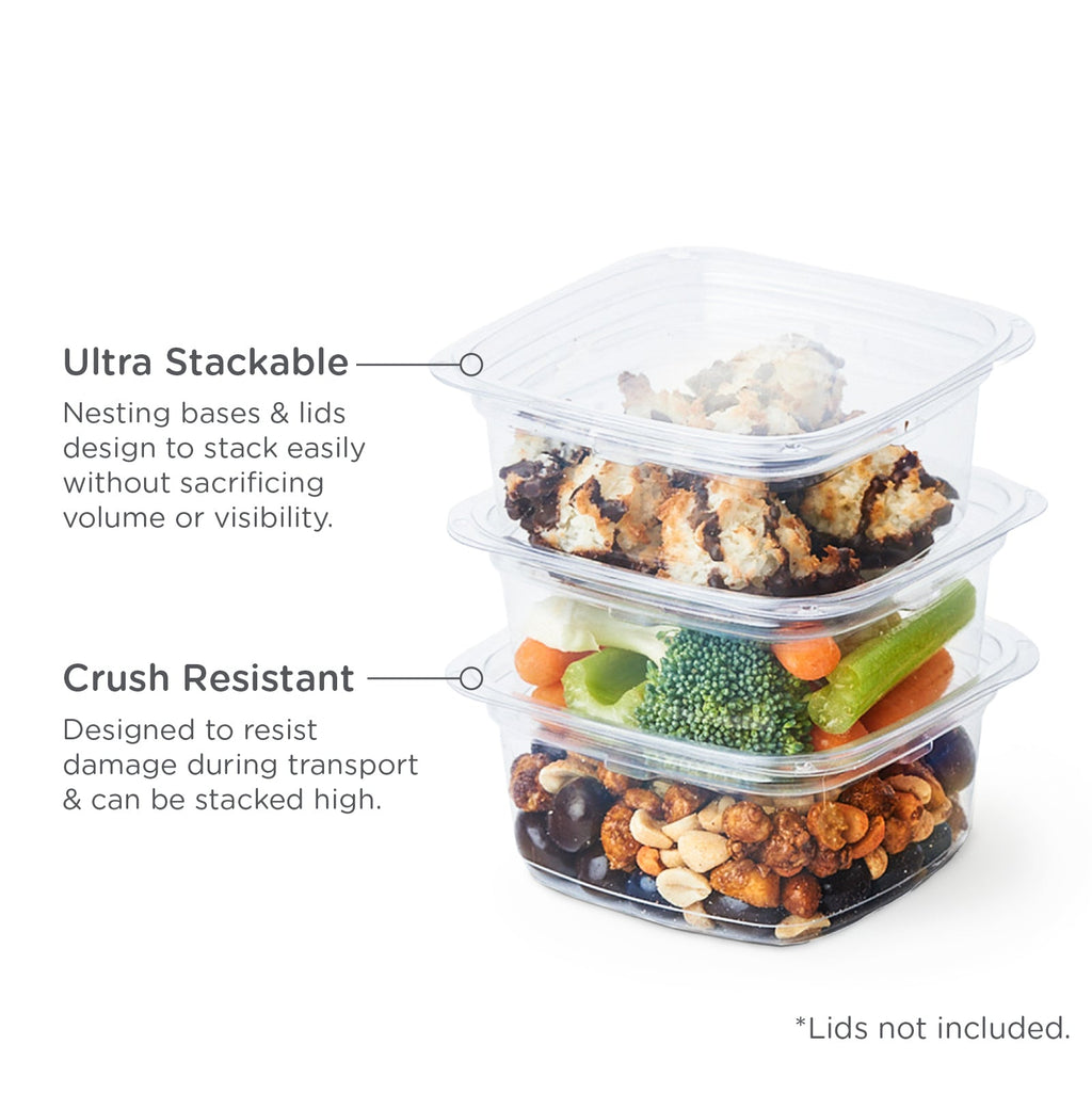 12 oz Compostable Deli Container | Clear | Good Natured Products®