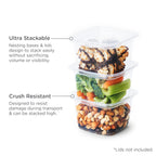 16 oz Compostable Deli Container | Clear | Good Natured Products®