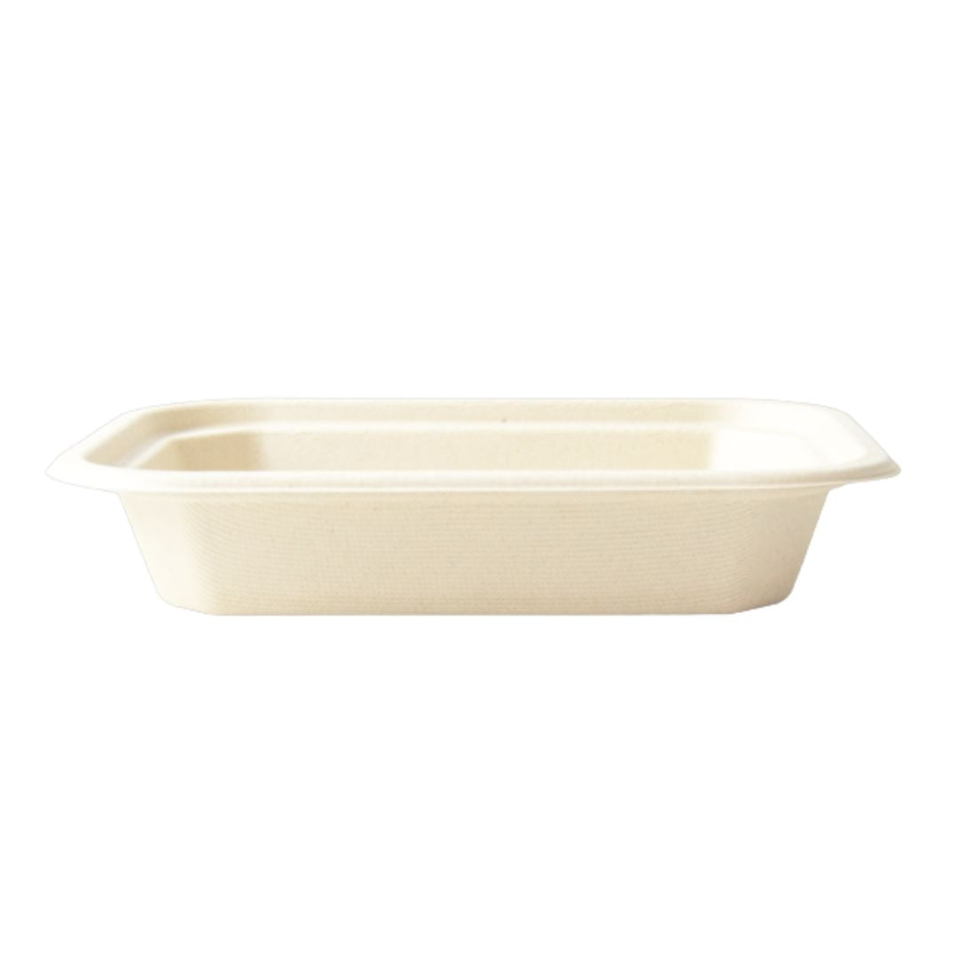 24 oz Fiber Tray | PLA-Lined | Compostable