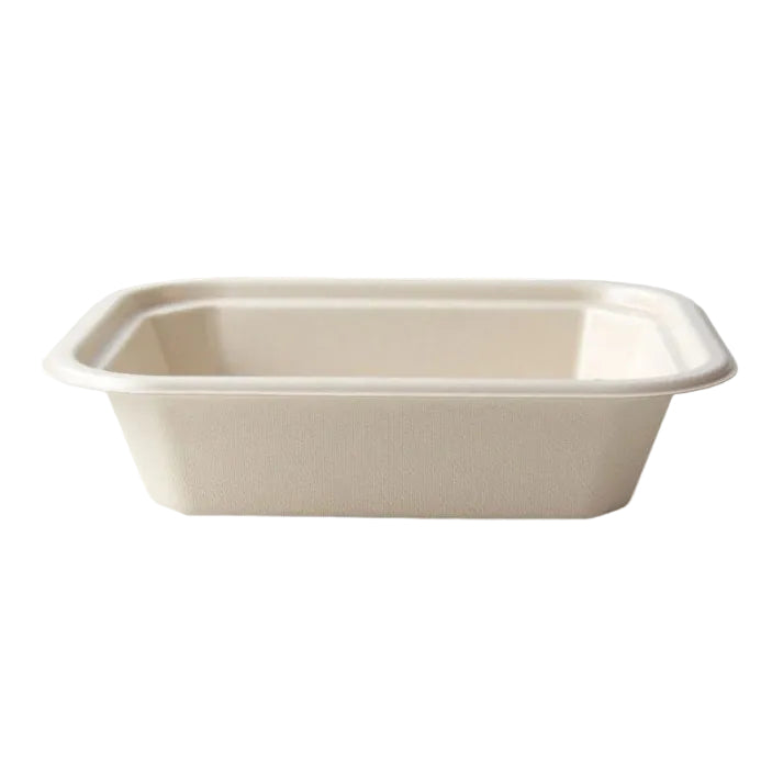 55 oz Fiber Tray | Unlined | Compostable