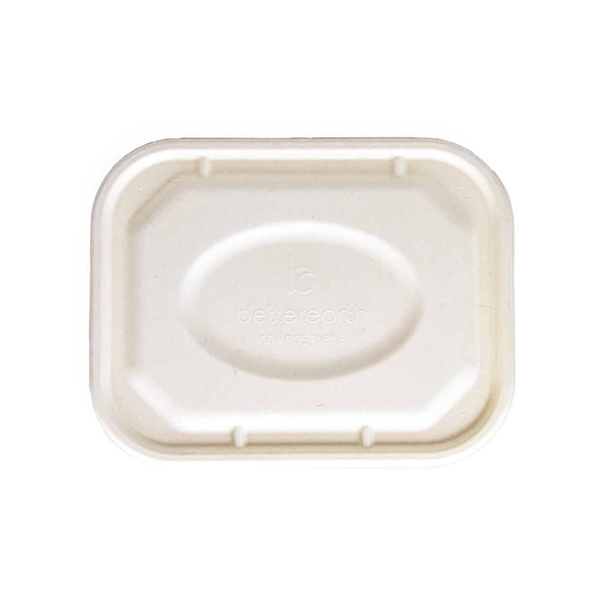 Flat Lid for 24-40 oz Fiber Trays | Natural Plant Fiber