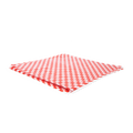 Compostable Deli Paper | PLA Mineral Paper | Red/White Check | 12" x 12"