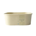 40 oz Square PLA-Lined Bowl | No Added PFAS | Bamboo