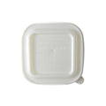 Lid for 20 oz Square PLA-Lined Bowl | White CPLA