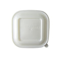 Lid for 30-40 oz Square PLA-Lined Bowl | White CPLA