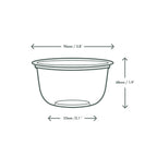 8 oz Bella Pot | Clear PLA | Compostable