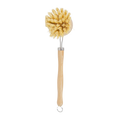 Dish Scrub Brush with Handle | Reusable | Bamboo & Agave Fibers