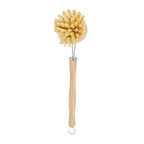 Dish Scrub Brush with Handle | Reusable | Bamboo & Agave Fibers