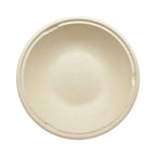 Top view of a fiber bowl on a plain white background.