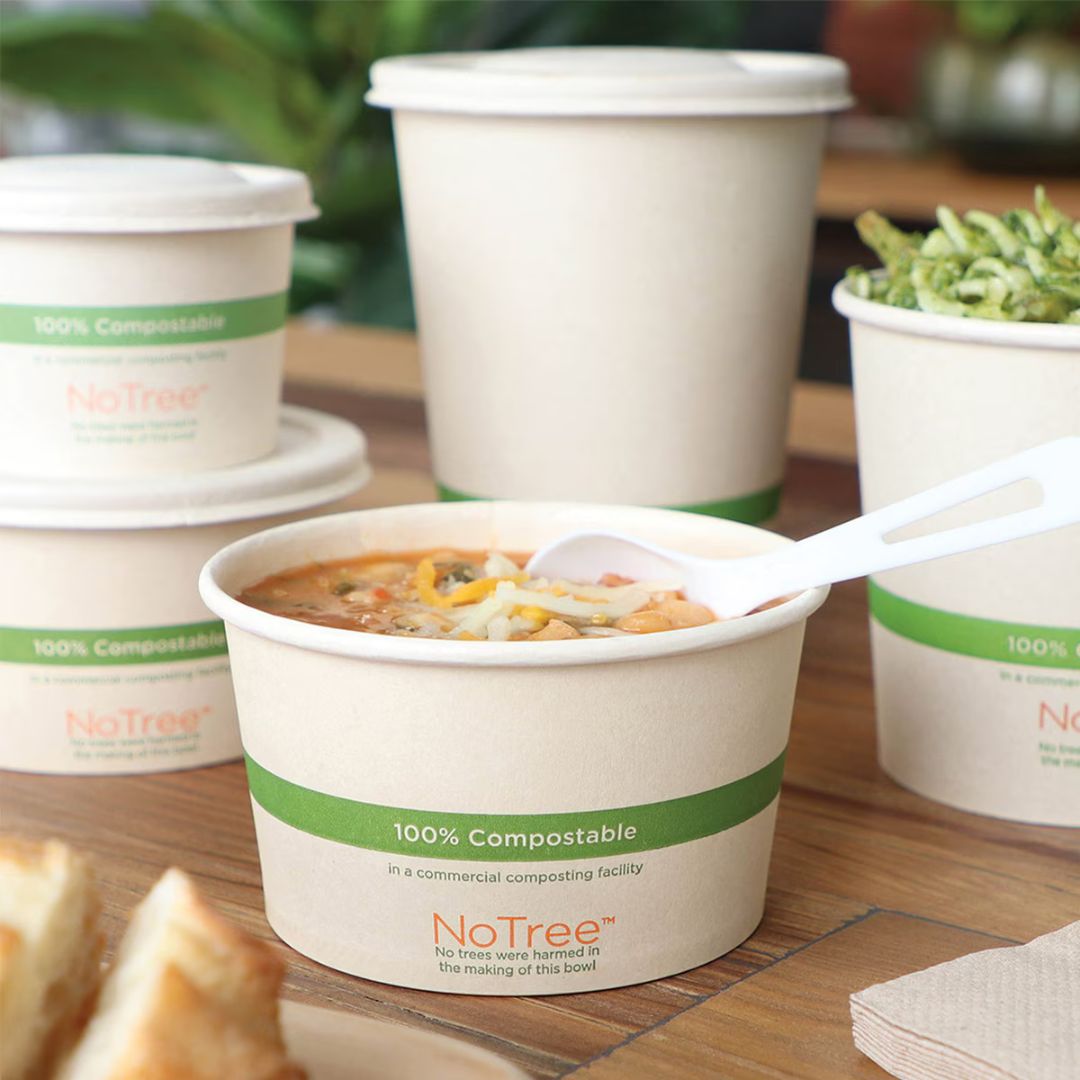 12 oz NoTree® Paper Bowl | Food Container