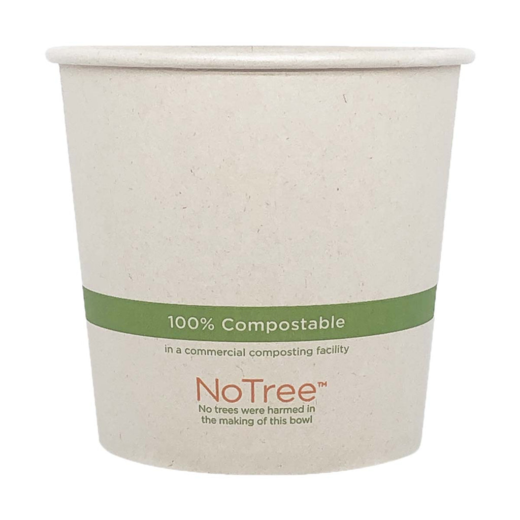 24 oz NoTree™ Paper Bowl | Food Container