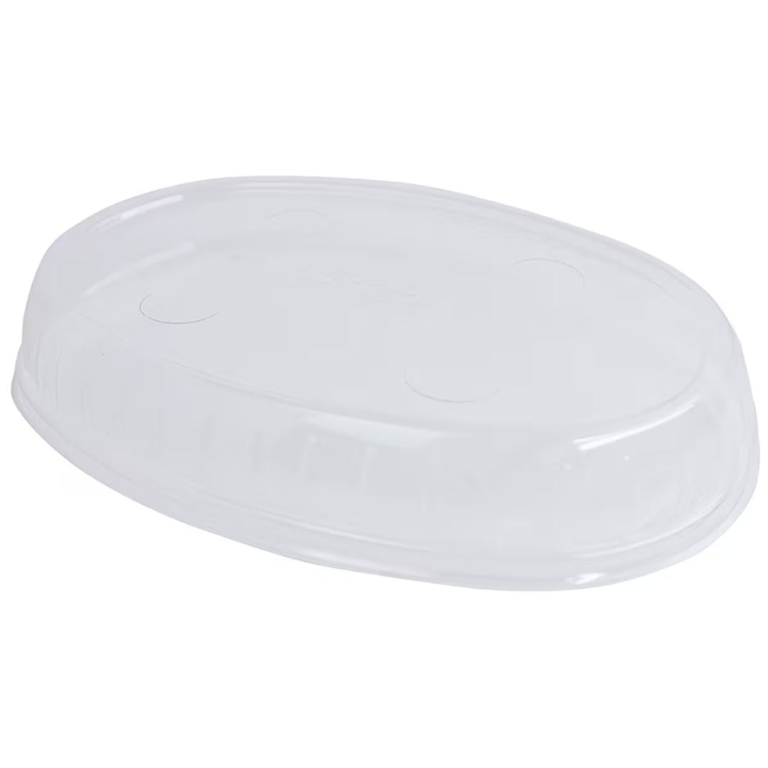 Lid for 32 oz Oval Burrito Bowl | Compostable | PLA