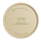 Lid for 12-32 oz Paper Bowl | PLA Lined Kraft Paper