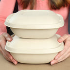 32 oz Square Bowl | Natural Plant Fiber