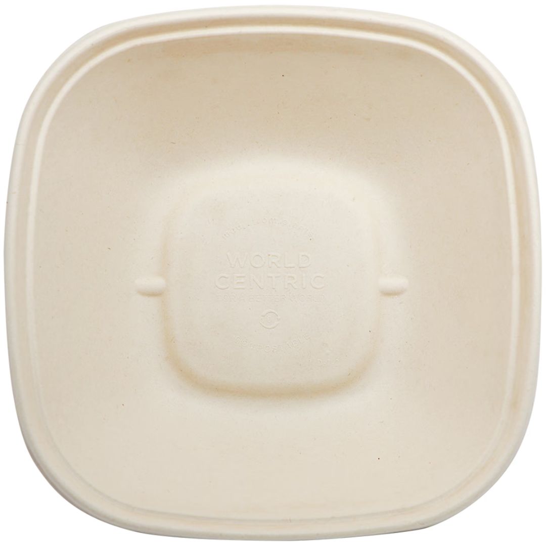 48 oz Square Bowl | Natural Plant Fiber