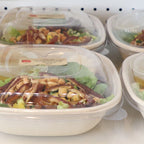 Lid for 24-48 oz Square Fiber Bowl | PLA