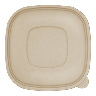 Lid for 24-48 oz Square Bowl | Natural Plant Fiber