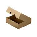 Brown Timesaver Auto Popup Bakery Box | 8 x 8 x 2.5 | Kraft | Recyclable
