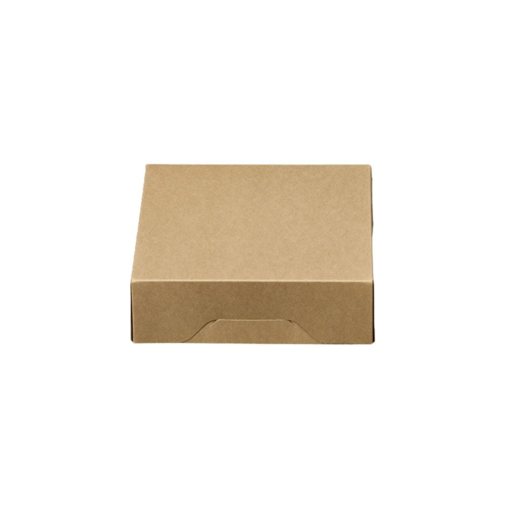 Brown Timesaver Auto Popup Bakery Box | 8 x 8 x 2.5 | Kraft | Recyclable
