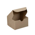 Brown Lock & Tab Bakery Box | 4 x 4 x 2.5 | Kraft | Recyclable