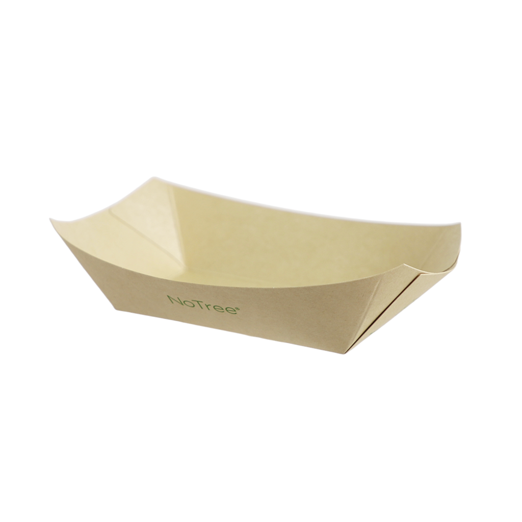 1 LB NoTree® Food Tray | No Added PFAS | Compostable