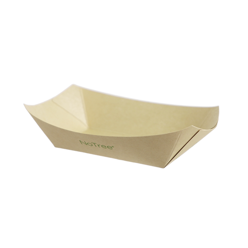 1 LB NoTree® Food Tray | No Added PFAS | Compostable