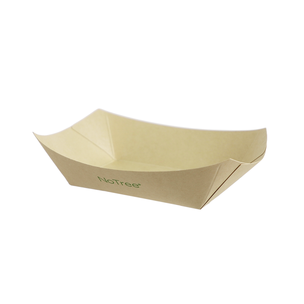 2 LB NoTree® Food Tray | No Added PFAS | Compostable