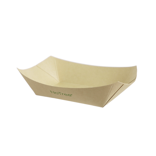 1/2 LB NoTree® Food Tray | No Added PFAS | Compostable