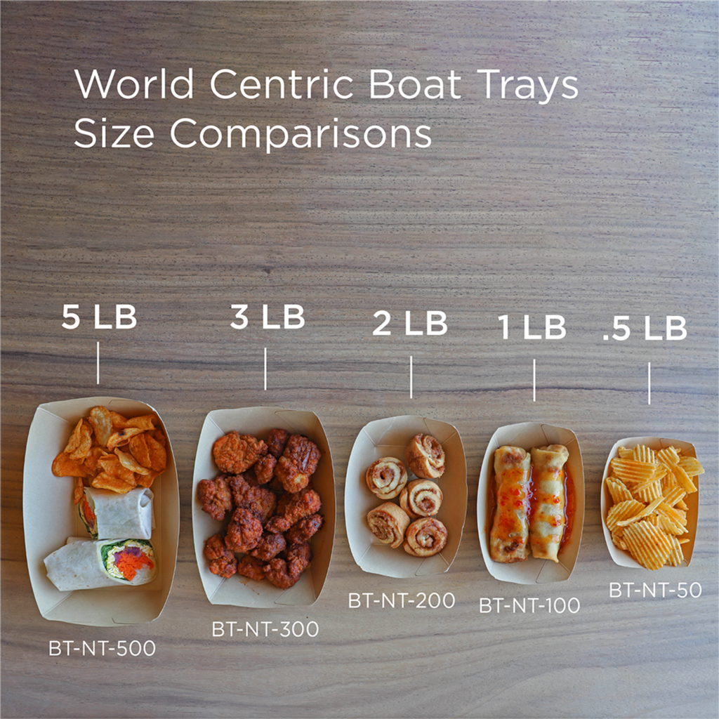 2 LB NoTree® Food Tray | No Added PFAS | Compostable