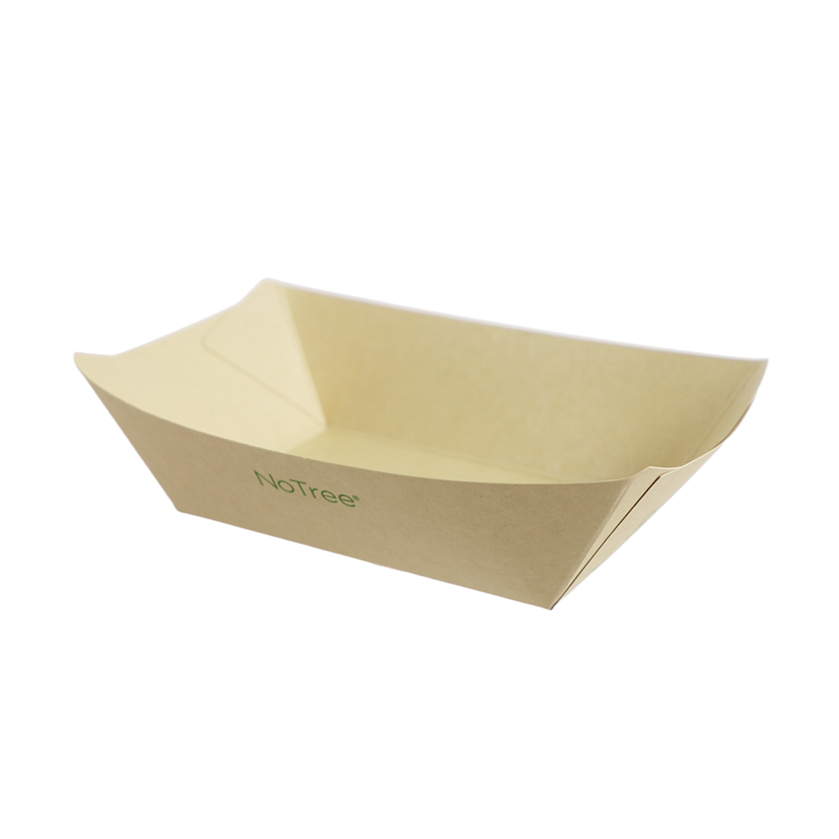 3 LB NoTree® Food Tray | No Added PFAS | Compostable