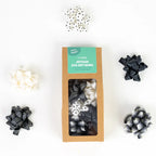 Gift Bows | Cotton | Set of 5 | Black & White