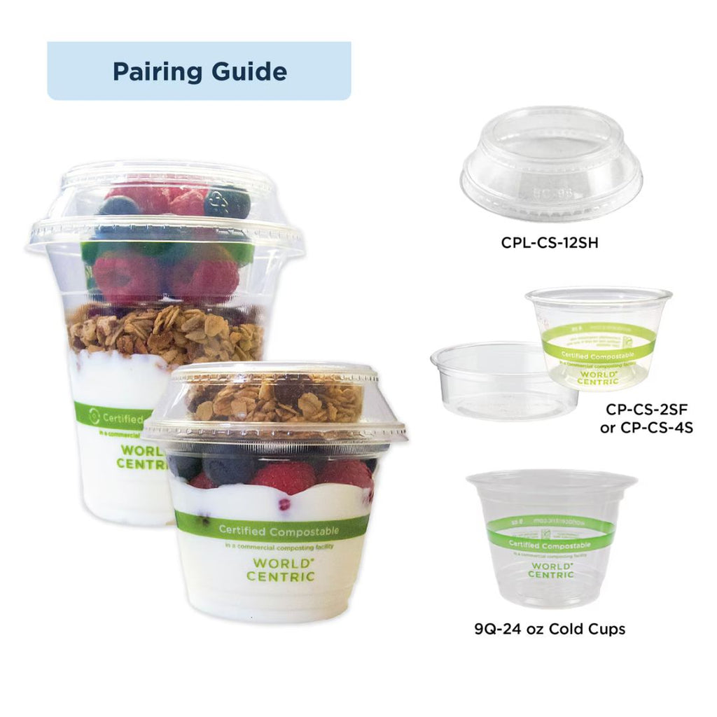 4 oz Compostable Portion Cup | PLA | Clear