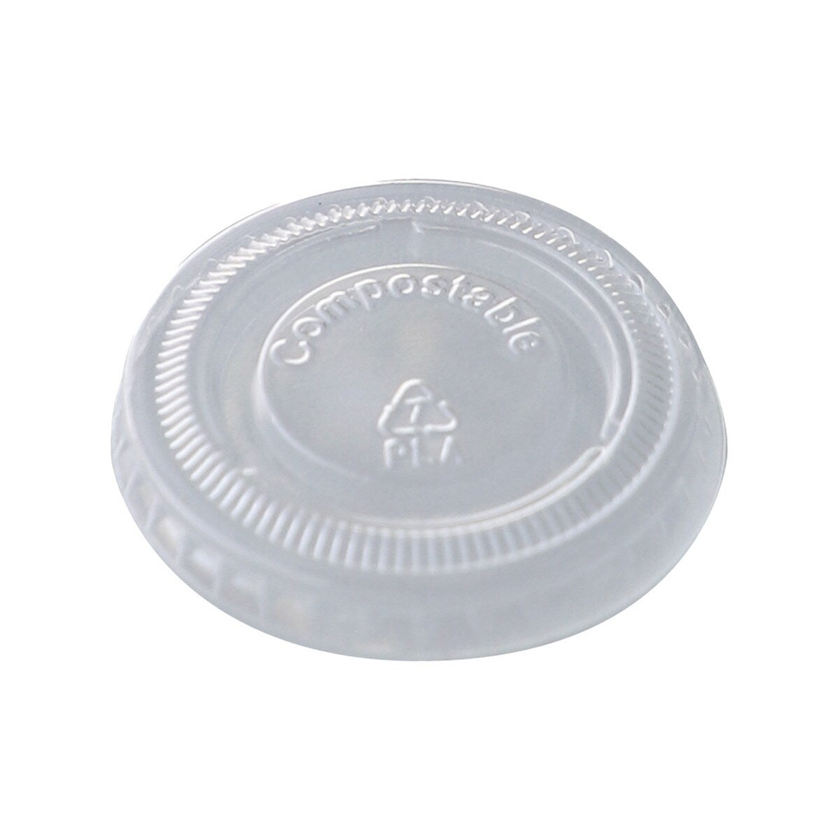 Lid for 1 oz PLA Portion Cup | Compostable | World Centric®