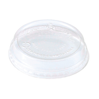 Lid for 4 oz Natural Fiber Portion Cup | Clear PLA