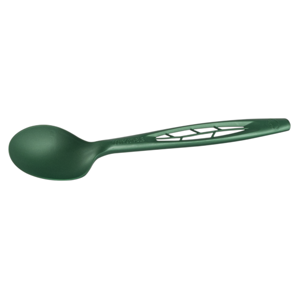 6.5" Compostable Spoon Bulk Pack | Green