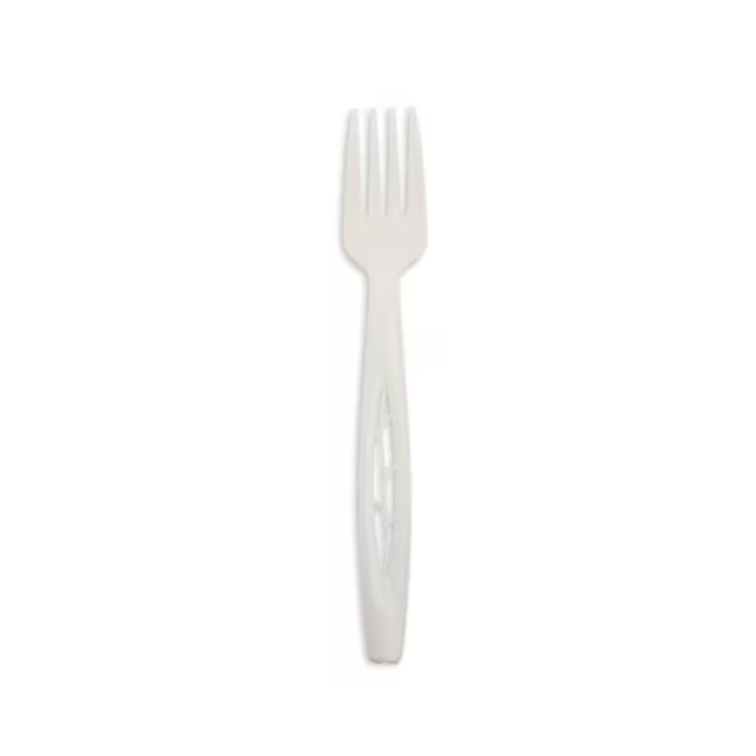 6.5" Fork Individually Wrapped | White
