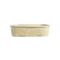 16 oz NoTree® Paper Rectangular Container | No Added PFAS | Bamboo