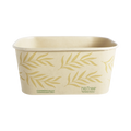 32 oz NoTree® Paper Rectangular Container | No Added PFAS | Bamboo