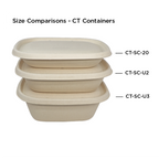 20 oz Fiber Box | Compostable | Unlined