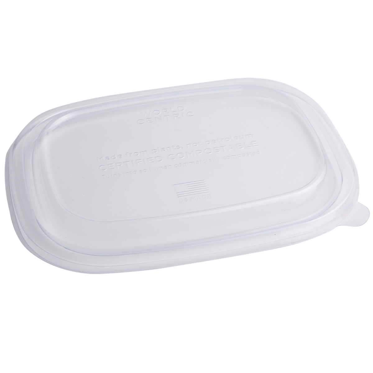 Clear Lid for 20-48 oz Fiber Boxes | PLA