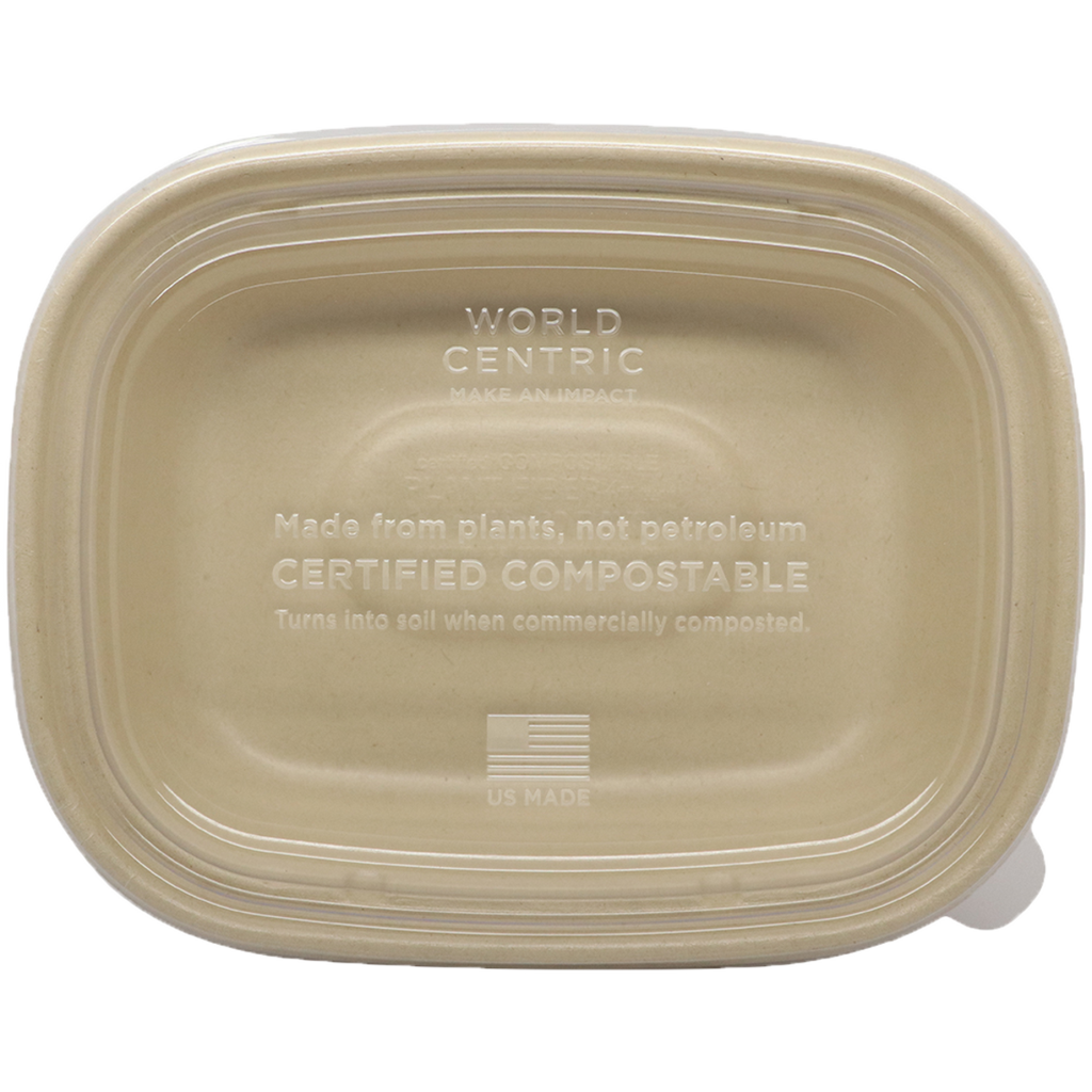 Clear Lid for 20-48 oz Fiber Boxes | PLA