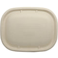 Flat Lid for 20-48 oz Fiber Boxes | Natural Plant Fiber