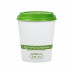 10 oz FSC® Paper Compostable Hot Cup | White