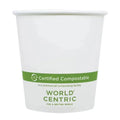 10 oz FSC® Paper Compostable Hot Cup | White